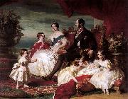 Portrait of Queen Victoria, Prince Albert, and their children Franz Xaver Winterhalter